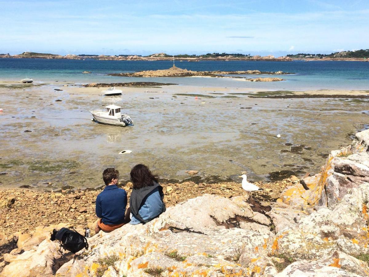 Le Ti'Nid - Gite De Charme - Vue Mer Langueux ภายนอก รูปภาพ